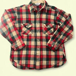 Vintage 70s Woolrich Wool Flannel Shacket